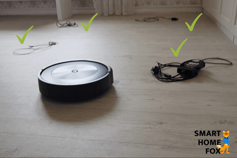 iRobot Roomba j7 umfährt flache Gegenstände beim Objekterkennungstest